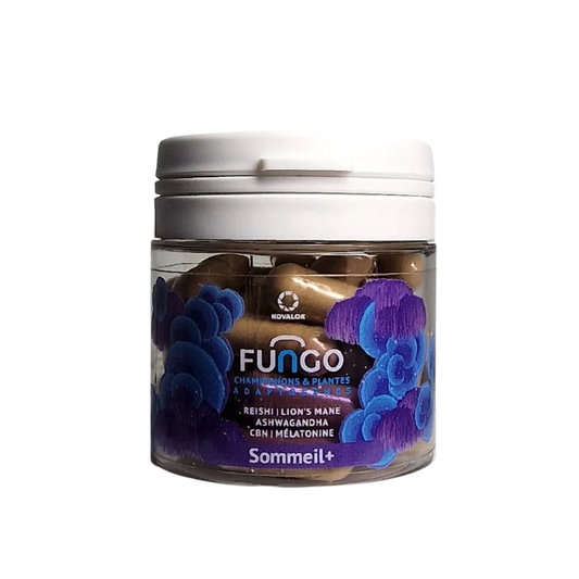 CBN &amp; mushroom sleep capsule + FUNGO, NOVALOA