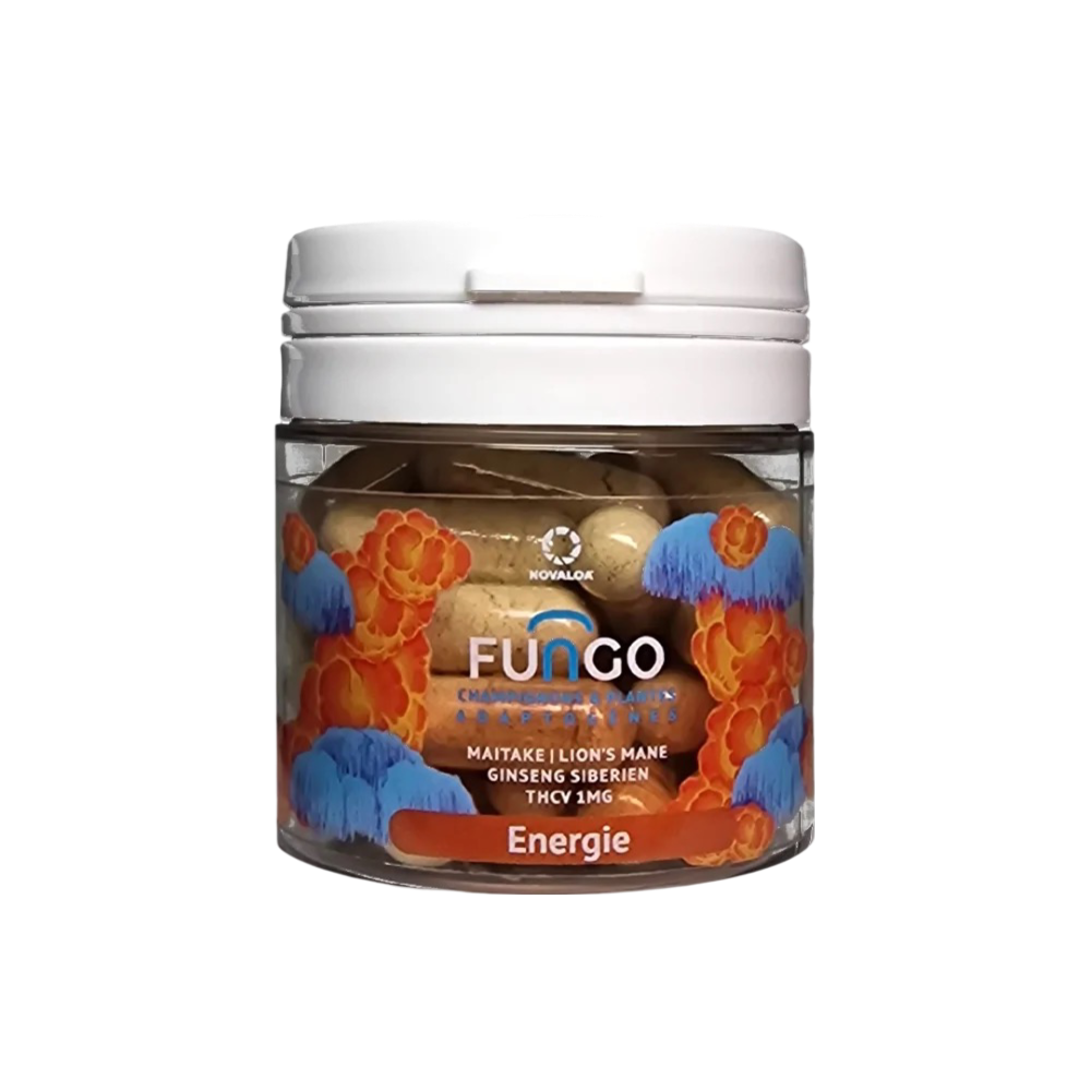 THCV &amp; mushroom energy capsule FUNGO, NOVALOA