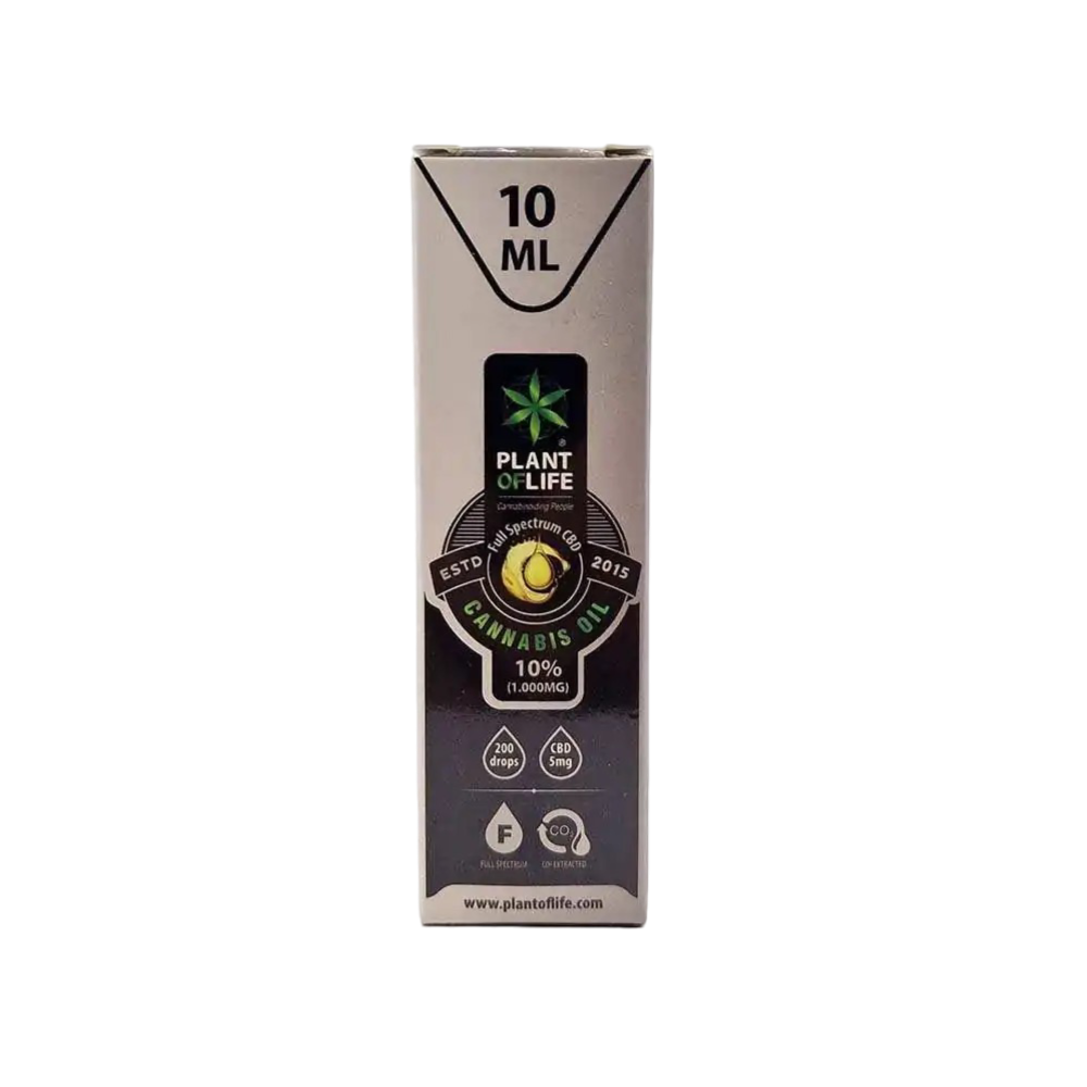 Huile CBD 10% full spectrum PLANT OF LIFE