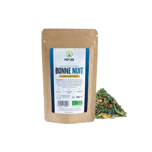 Tisane CBD bio bonne nuit - vrac POP CBD